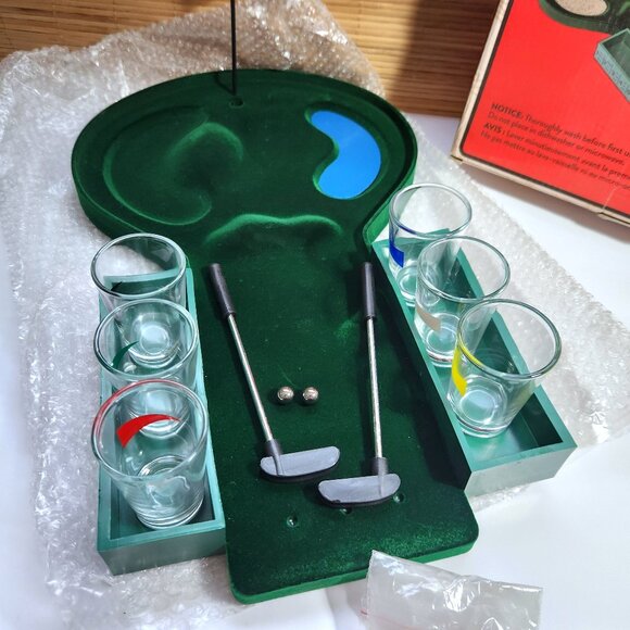 Golf Tabletop Game Golf Shots Perfect Solutions Putting Green Novelty Party - Picture 1 of 12